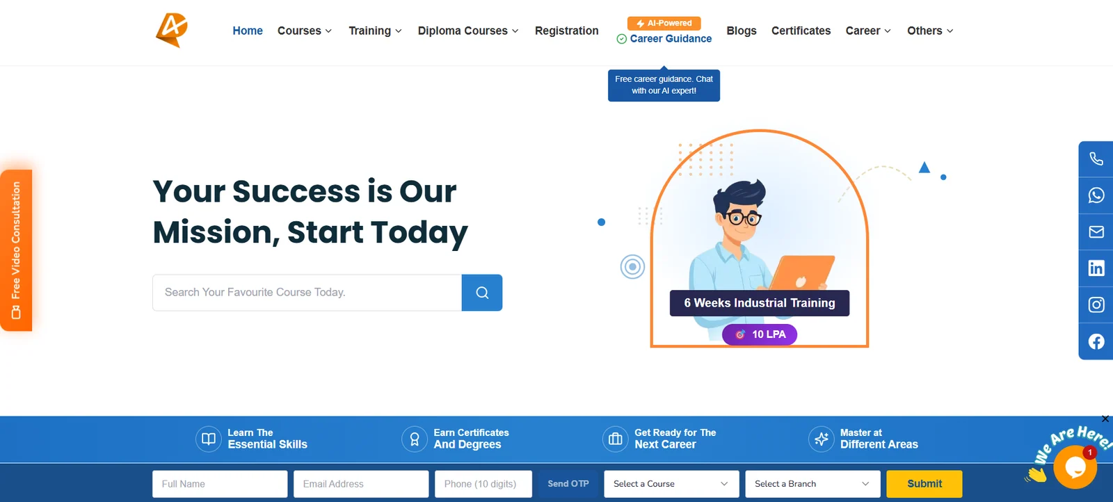 Rayon Academy website by EHUB
